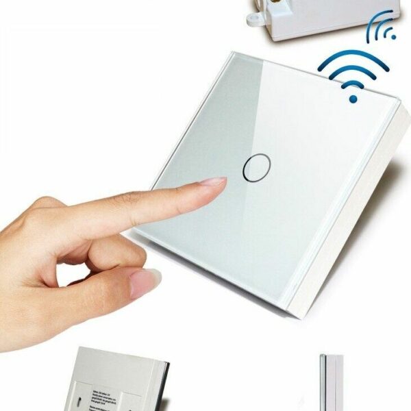 Interruptor de wifi inalámbrico inteligente interruptor de pared táctil